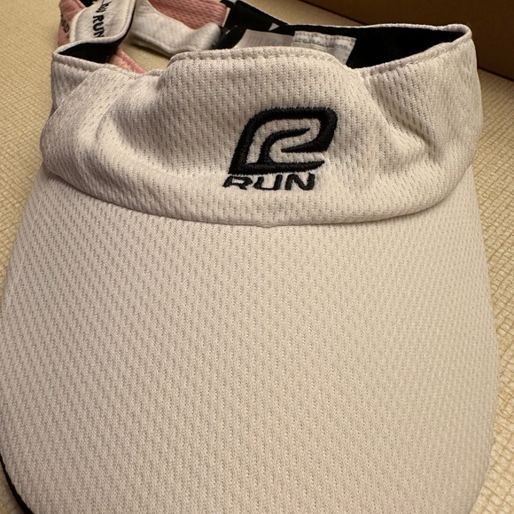 Pink and White Running Visor Set - Picture 5 of 9